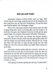 Dẫn Nhập Vào Việc Đọc Hegel: Các Bài Giảng Về Hiện Tượng Học Tinh Thần  - Alexandre Kojeve