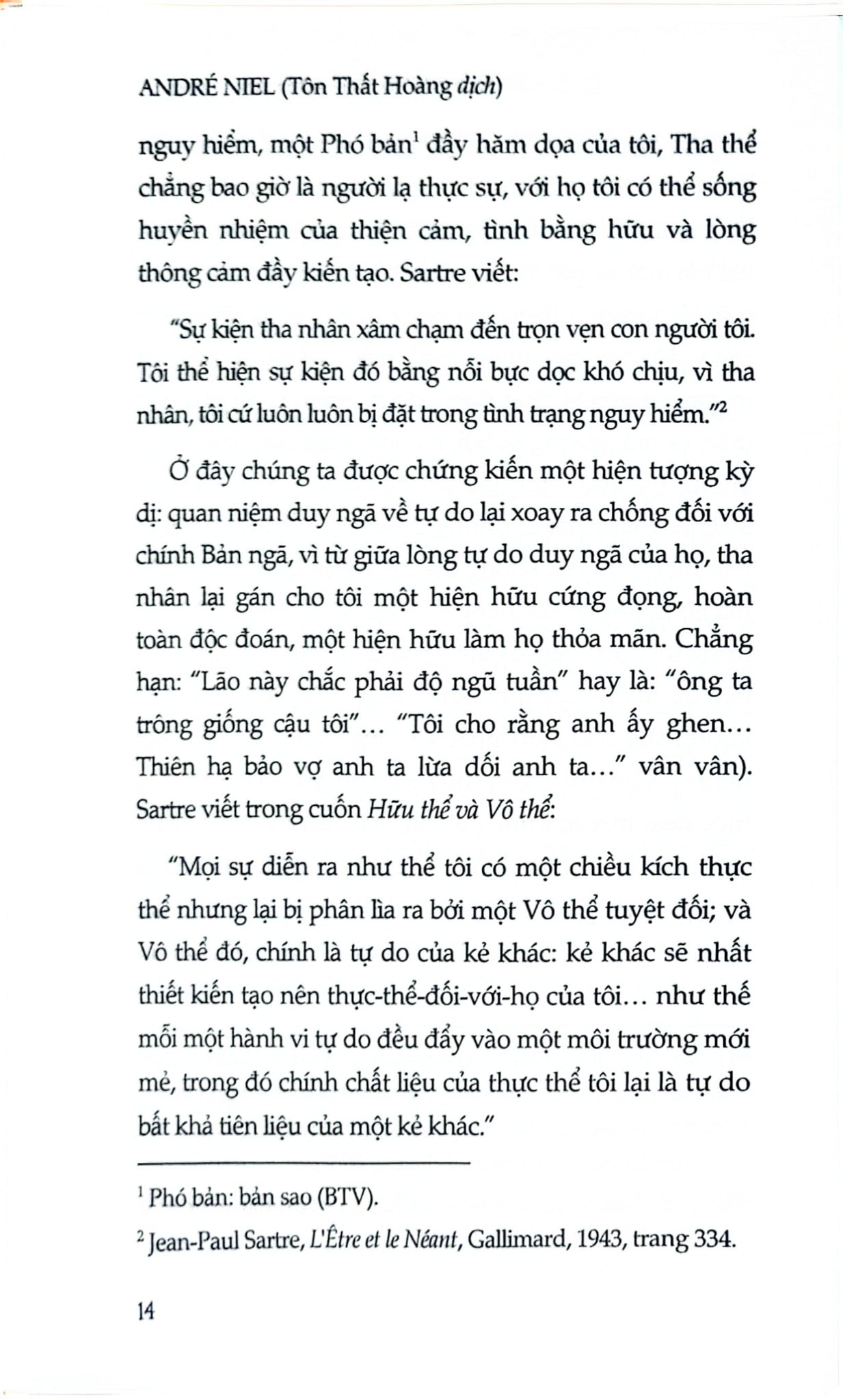 Jean-Paul Sartre - Anh Hùng Và Nạn Nhân Của Ý Thức Khốn Khổ - André Niel