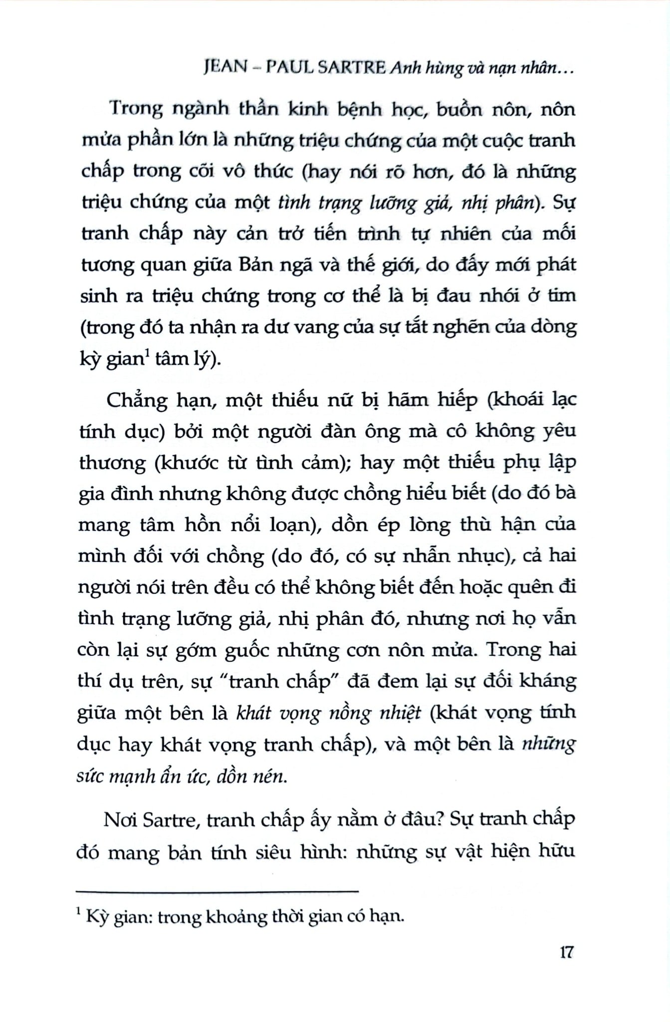 Jean-Paul Sartre - Anh Hùng Và Nạn Nhân Của Ý Thức Khốn Khổ - André Niel