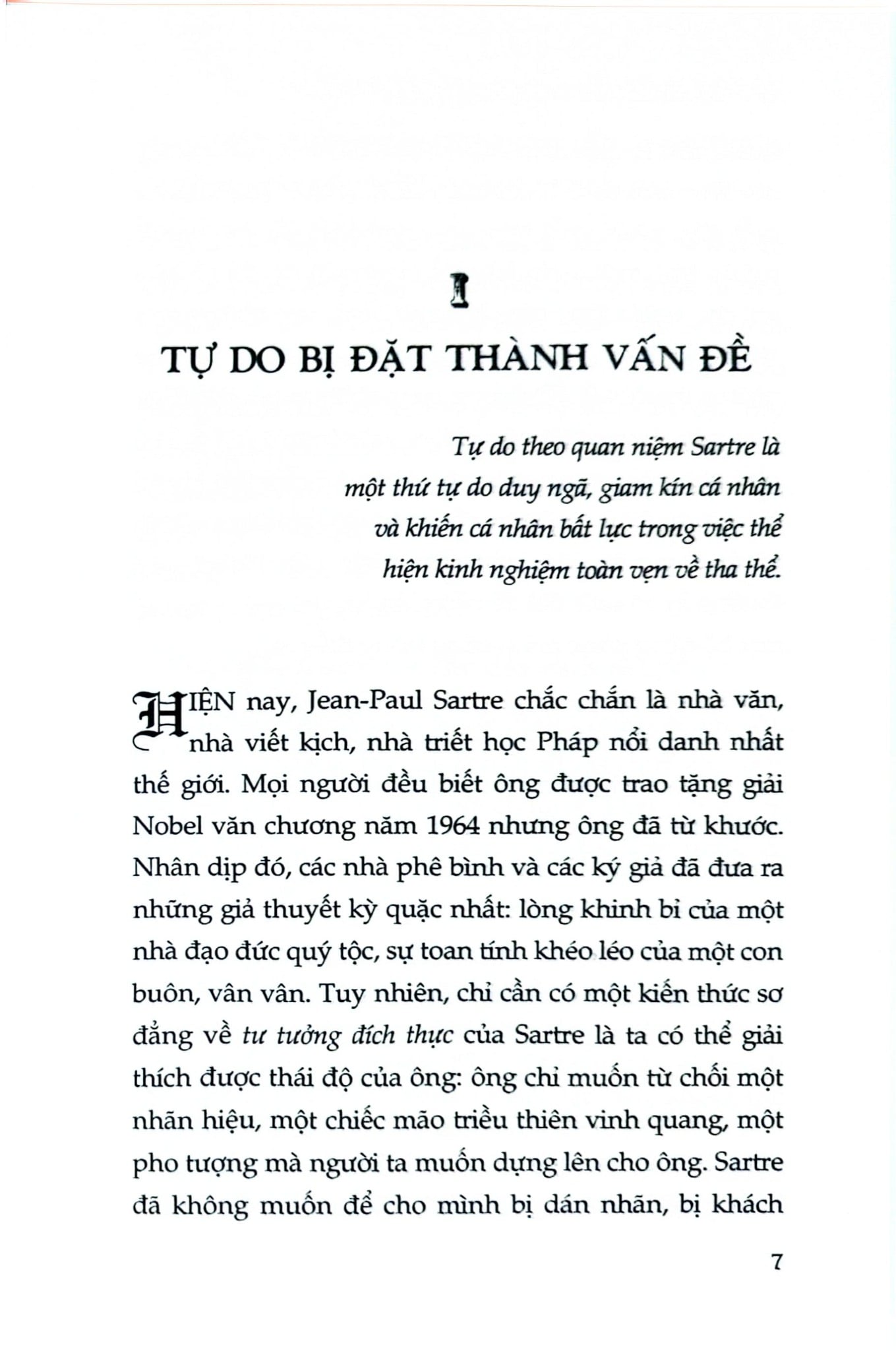 Jean-Paul Sartre - Anh Hùng Và Nạn Nhân Của Ý Thức Khốn Khổ - André Niel