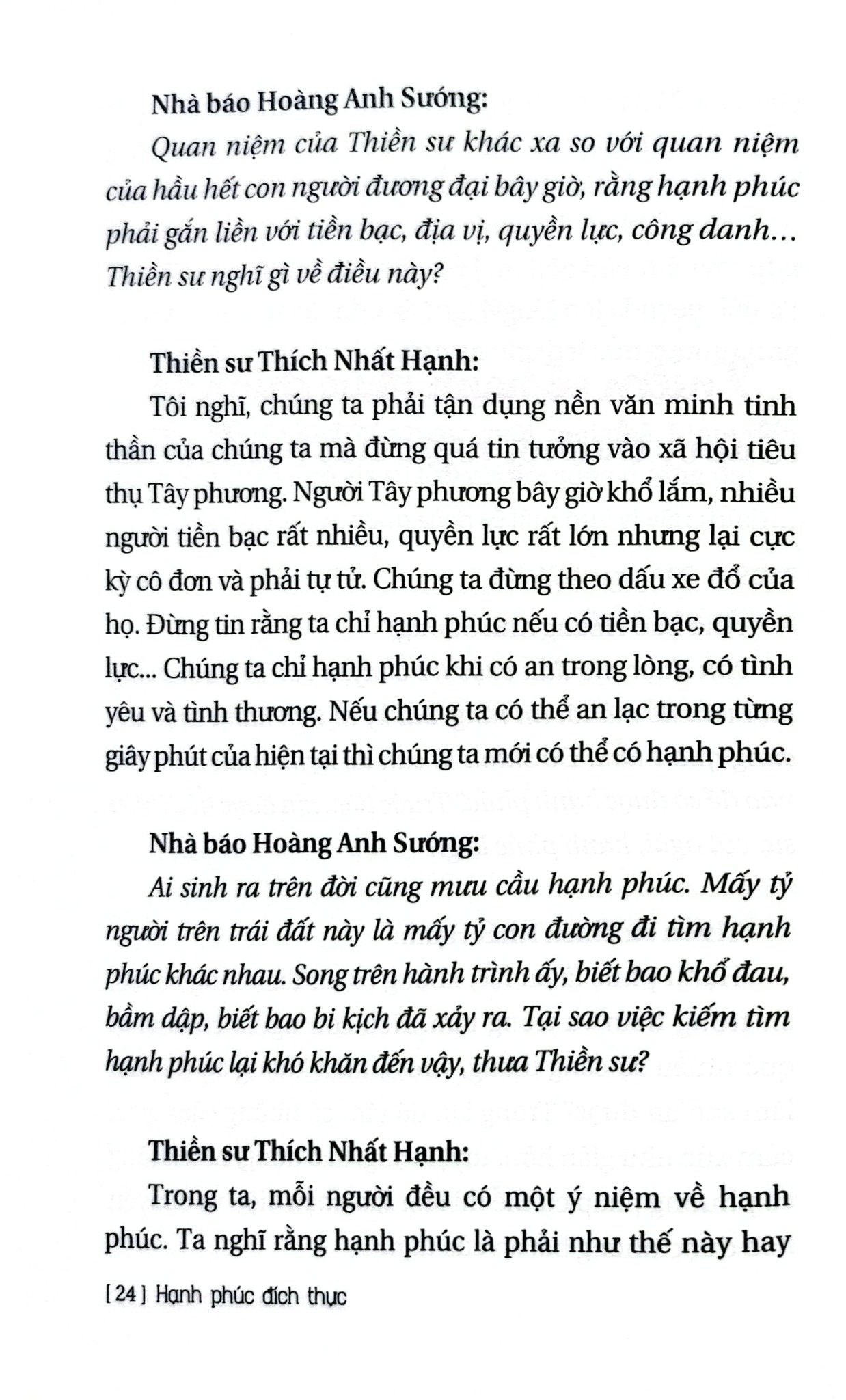 Hạnh Phúc Đích Thực - Hoàng Anh Sướng
