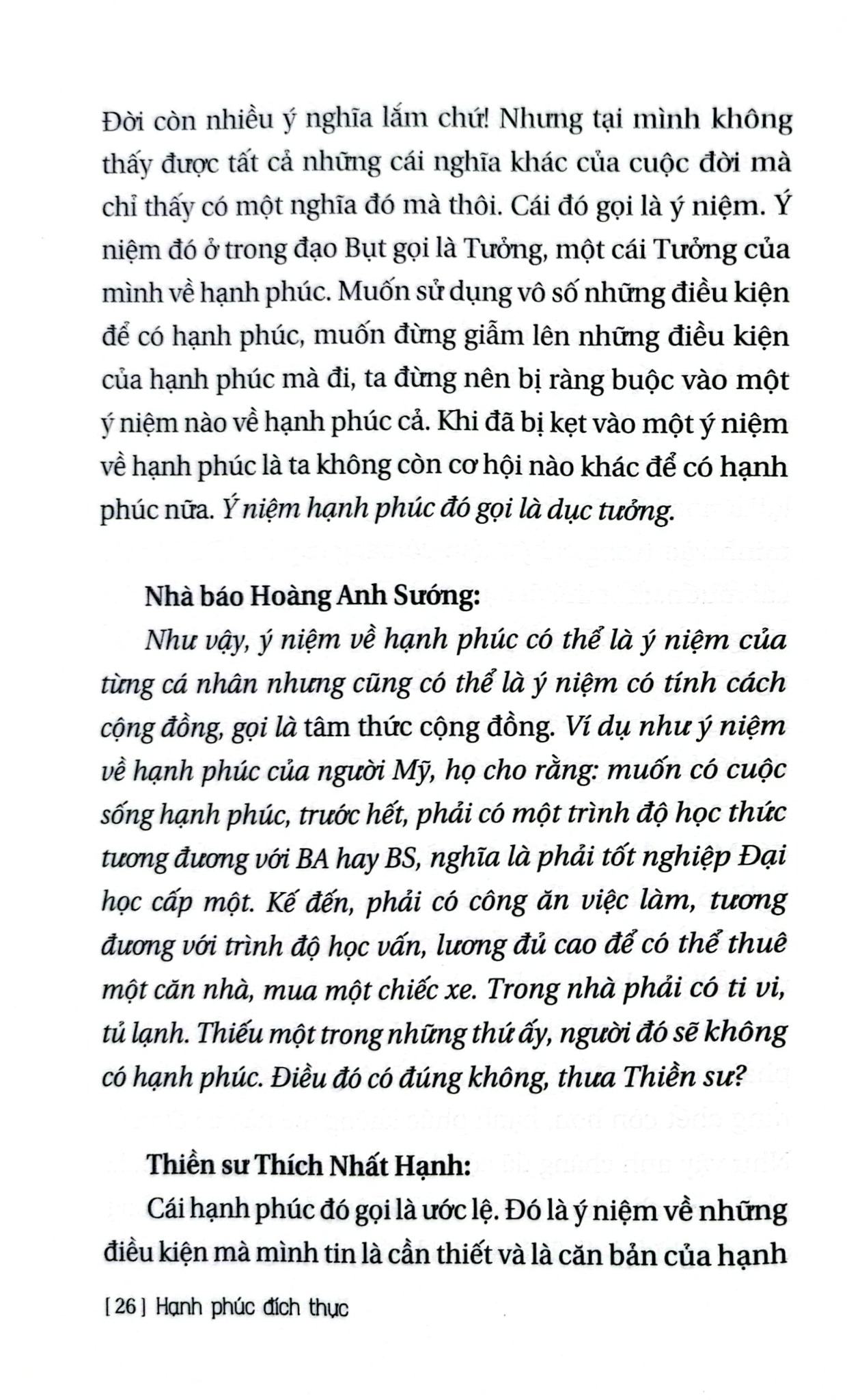 Hạnh Phúc Đích Thực - Hoàng Anh Sướng