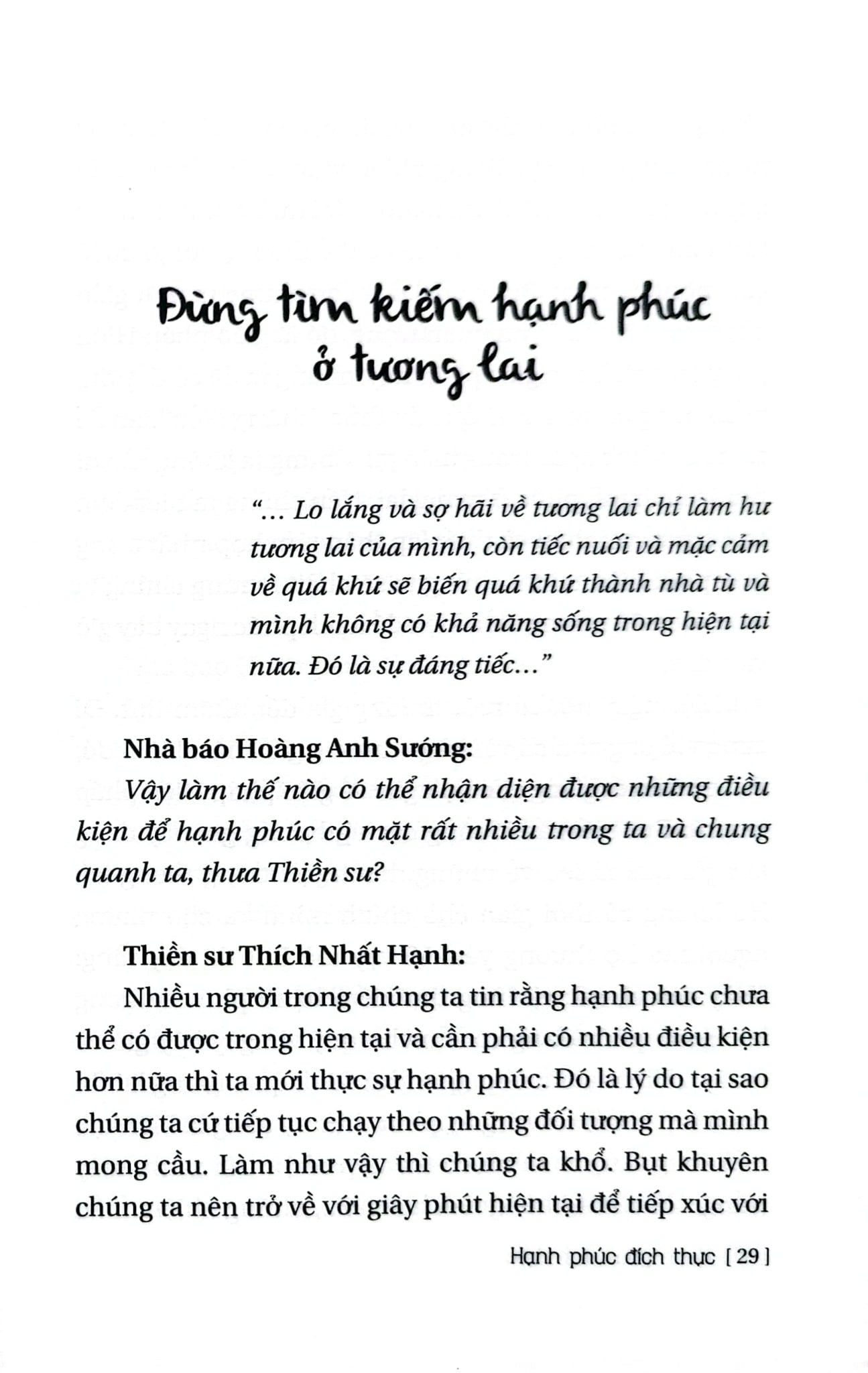 Hạnh Phúc Đích Thực - Hoàng Anh Sướng