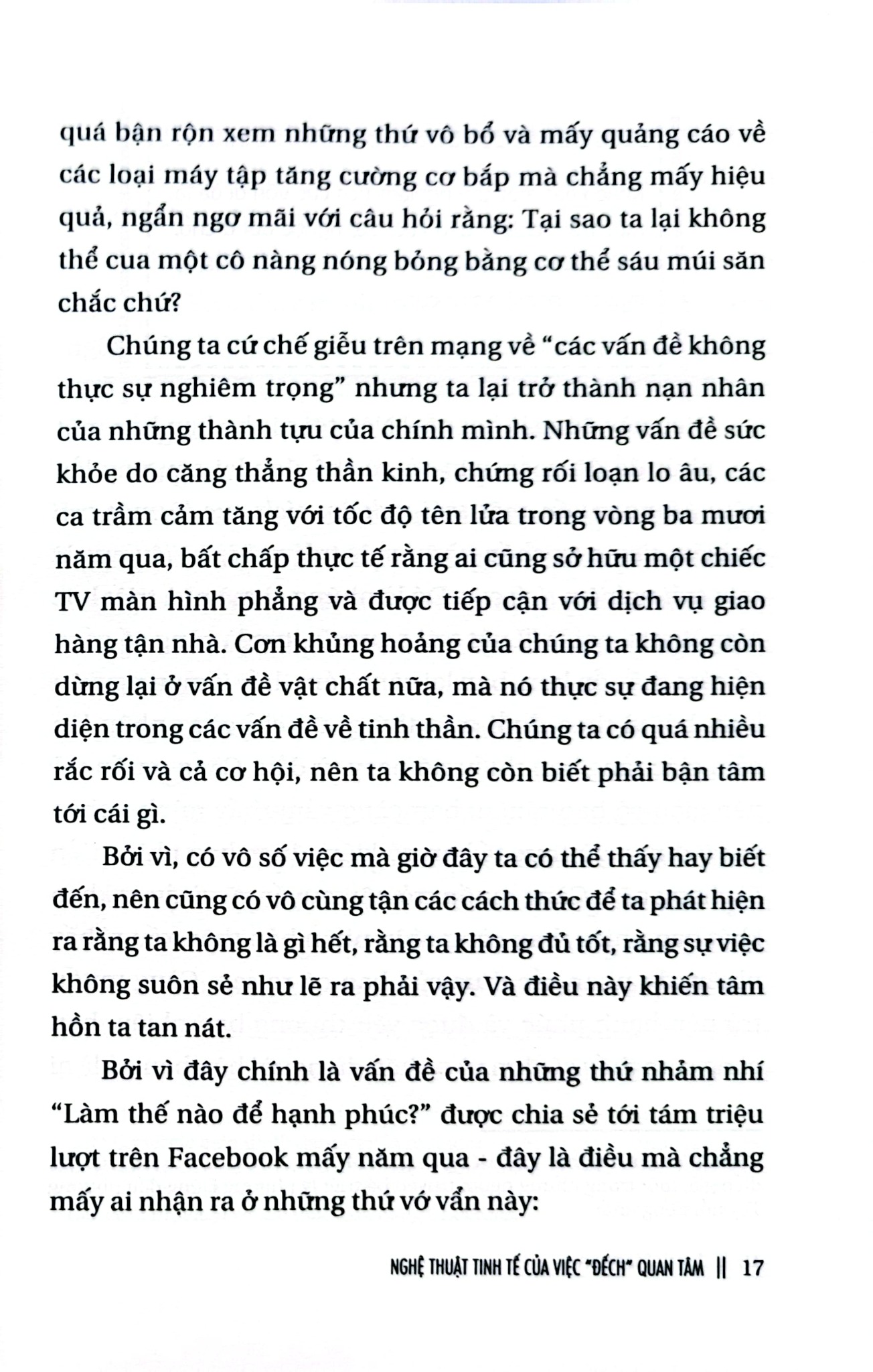 Nghệ Thuật Tinh Tế Của Việc Đếch Quan Tâm - Mark Manson