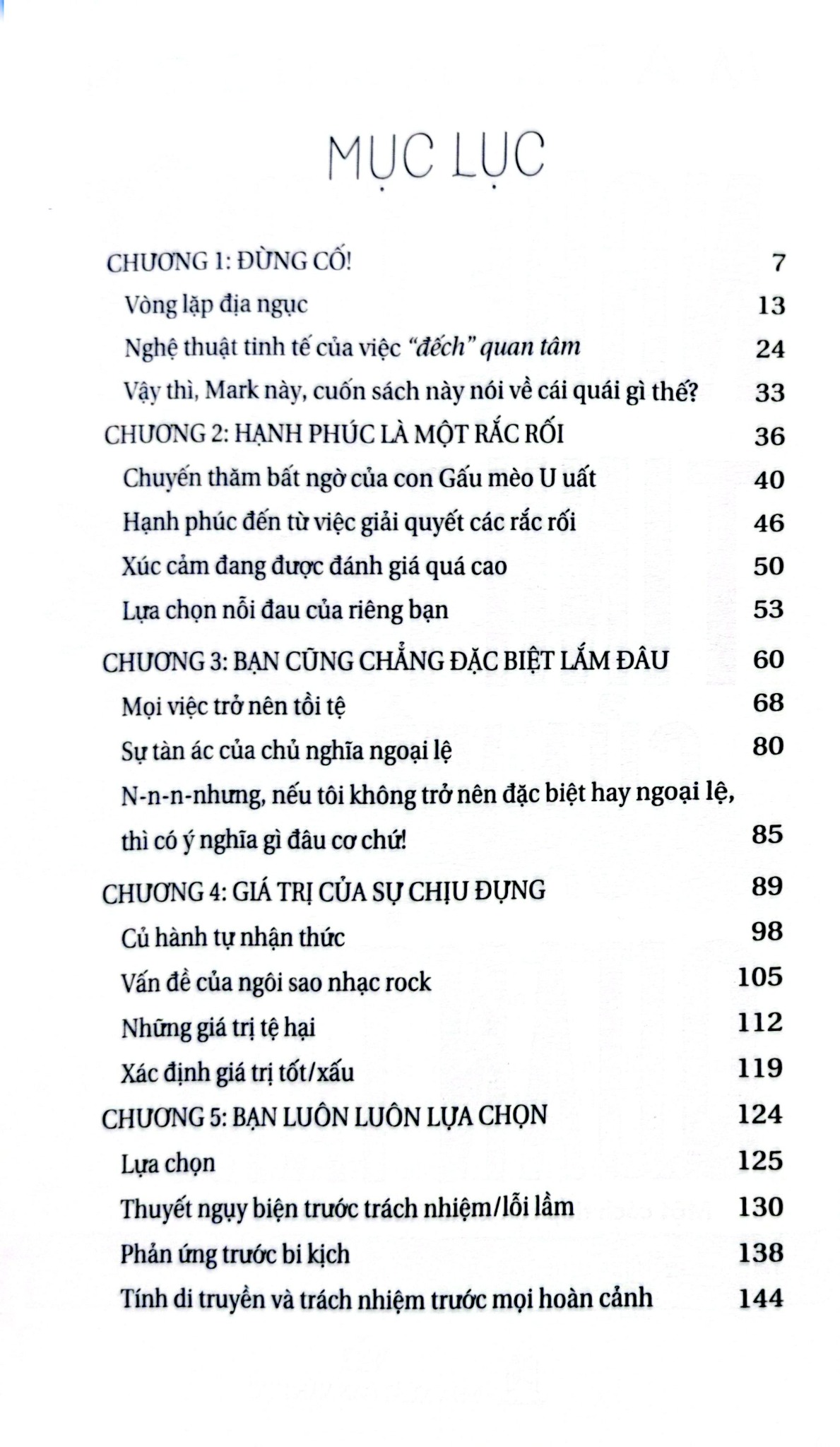 Nghệ Thuật Tinh Tế Của Việc Đếch Quan Tâm - Mark Manson