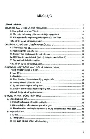  Giáo Trình Tâm Lí Học Đại Cương  - 
NGUYỄN QUANG UẨN 