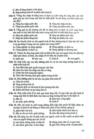  Ôn Luyện Trắc Nghiệm Thi Tốt Nghiệp Trung Học Phổ Thông Môn Giáo Dục Kinh Tế Và Pháp Luật  - PGS.TS Nguyễn Thị Toan 