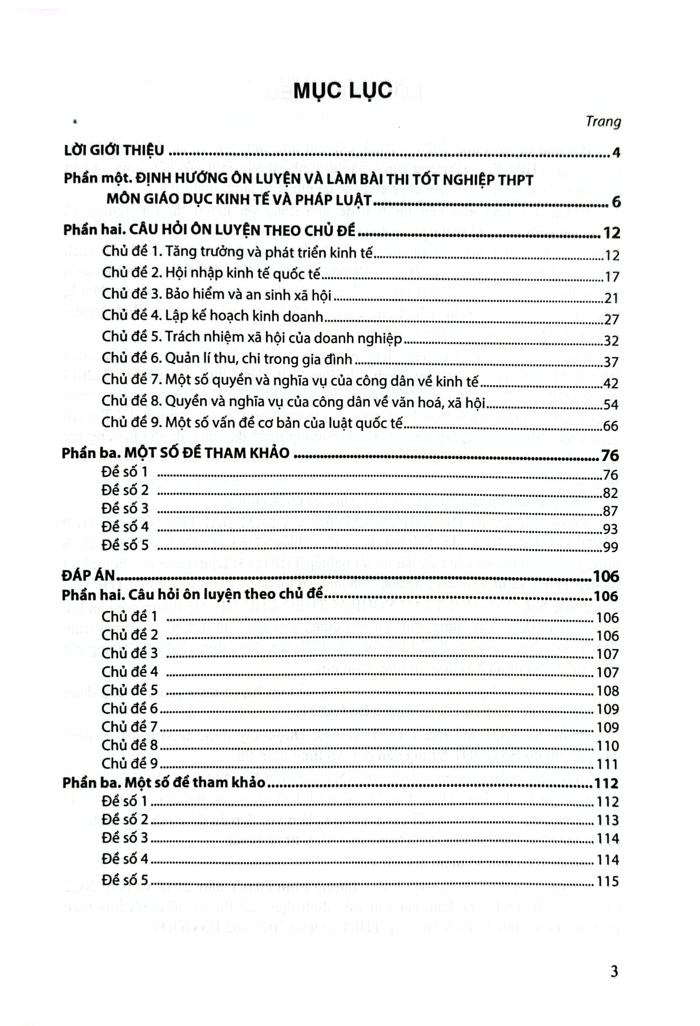 Ôn Luyện Trắc Nghiệm Thi Tốt Nghiệp Trung Học Phổ Thông Môn Giáo Dục Kinh Tế Và Pháp Luật  - PGS.TS Nguyễn Thị Toan