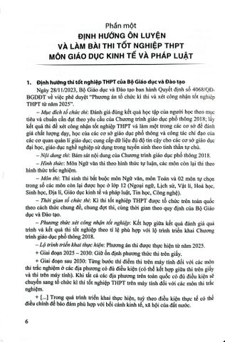  Ôn Luyện Trắc Nghiệm Thi Tốt Nghiệp Trung Học Phổ Thông Môn Giáo Dục Kinh Tế Và Pháp Luật  - PGS.TS Nguyễn Thị Toan 