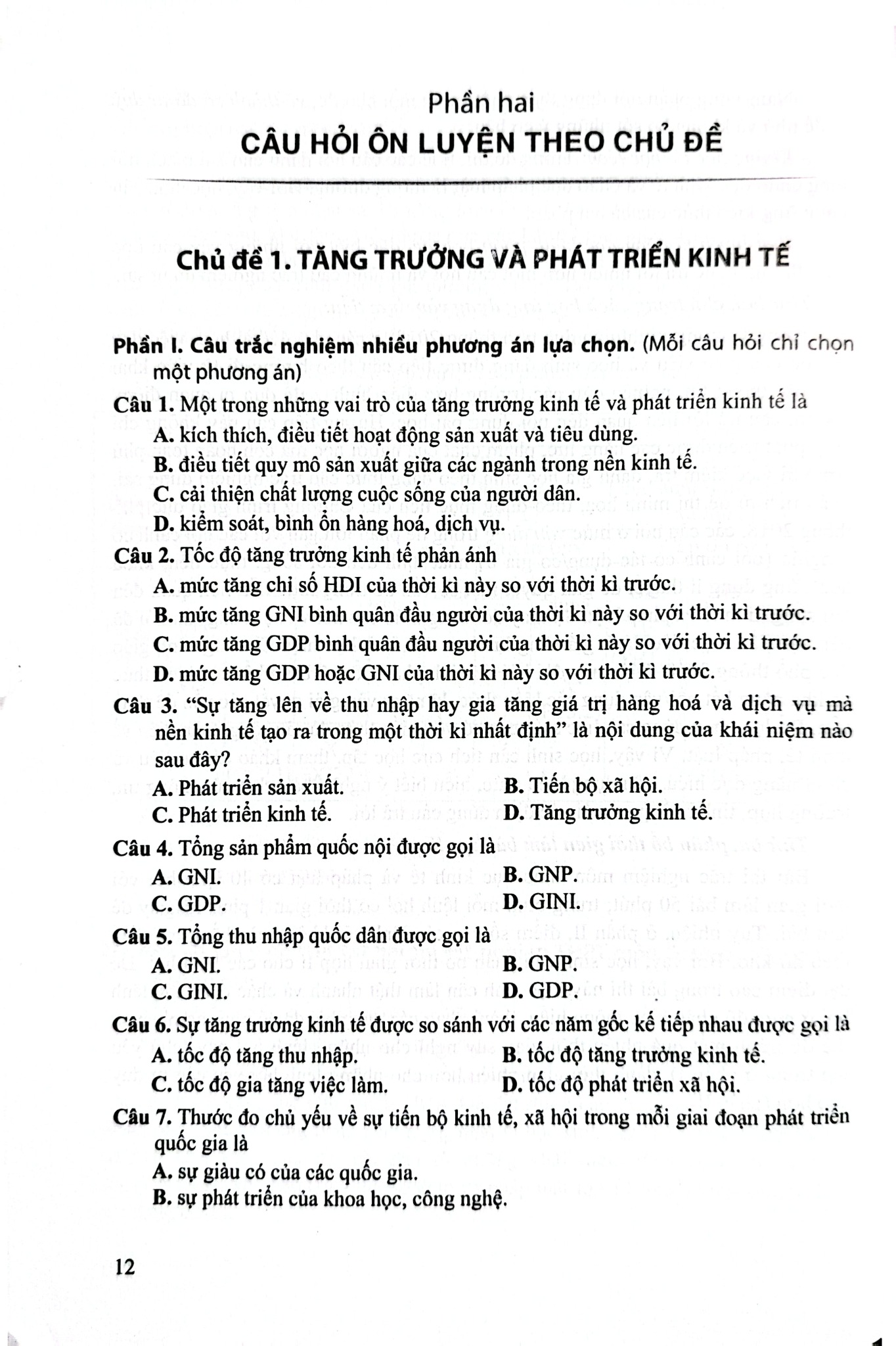 Ôn Luyện Trắc Nghiệm Thi Tốt Nghiệp Trung Học Phổ Thông Môn Giáo Dục Kinh Tế Và Pháp Luật  - PGS.TS Nguyễn Thị Toan