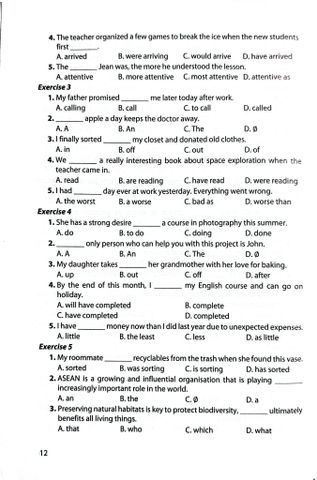  Ôn Luyện Trắc Nghiệm Thi Tốt Nghiệp Trung Học Phổ Thông Môn Tiếng Anh - ThS. Cao Thị Thu Giang 
