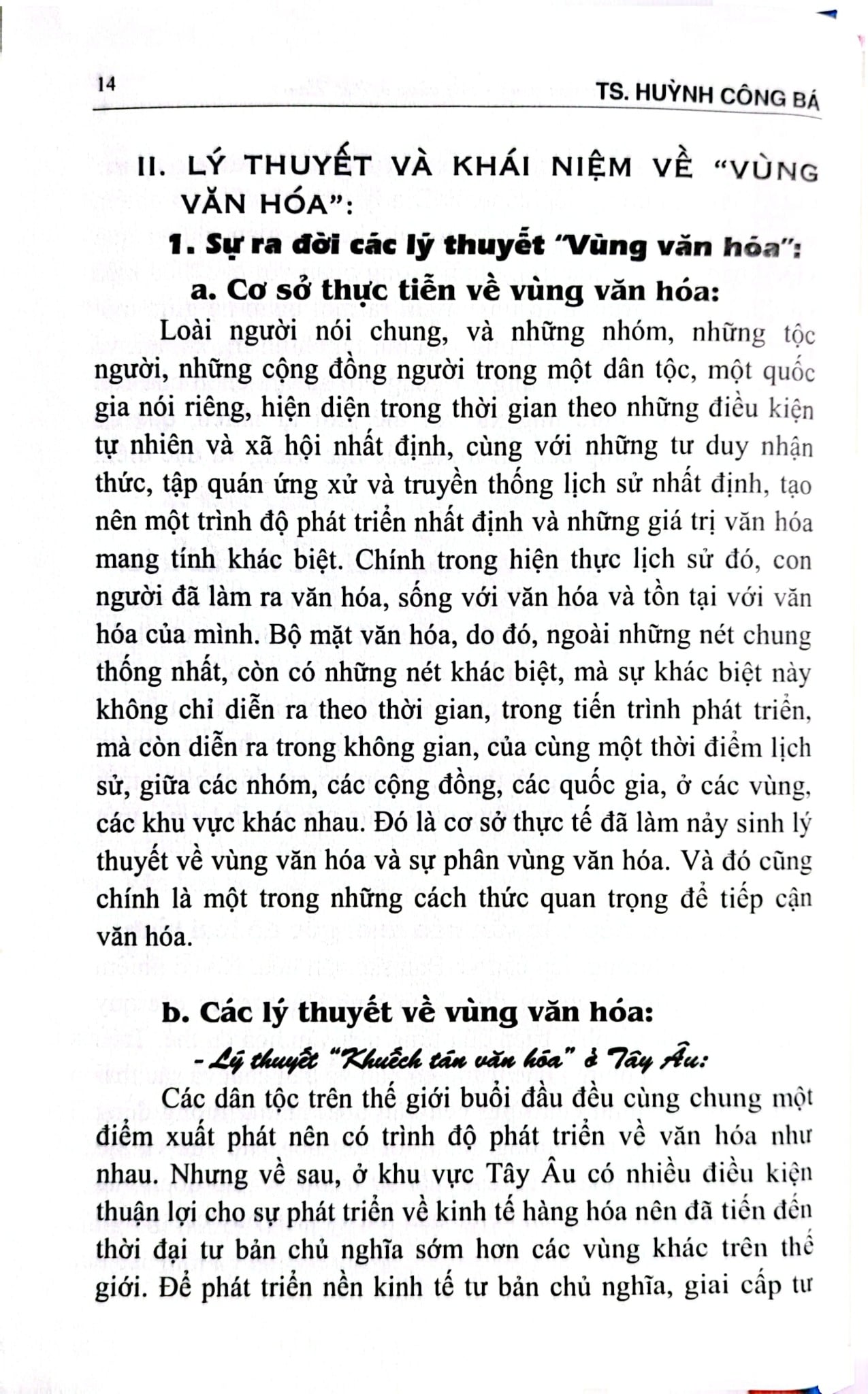 Đặc Trưng Và Sắc Thái Văn Hóa Vùng - Tiểu Vùng Ở Việt Nam - TS. Huỳnh Công Bá