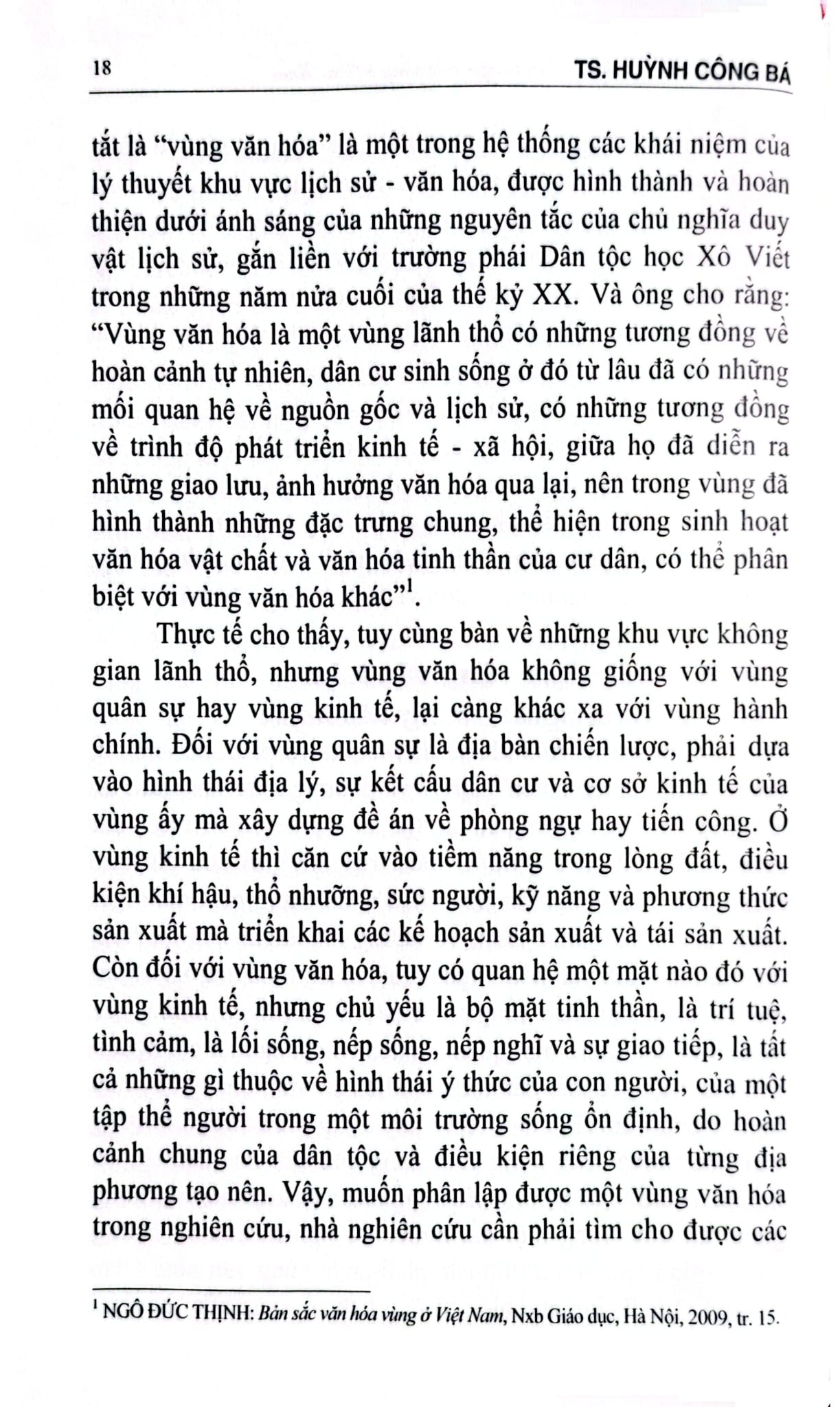 Đặc Trưng Và Sắc Thái Văn Hóa Vùng - Tiểu Vùng Ở Việt Nam - TS. Huỳnh Công Bá