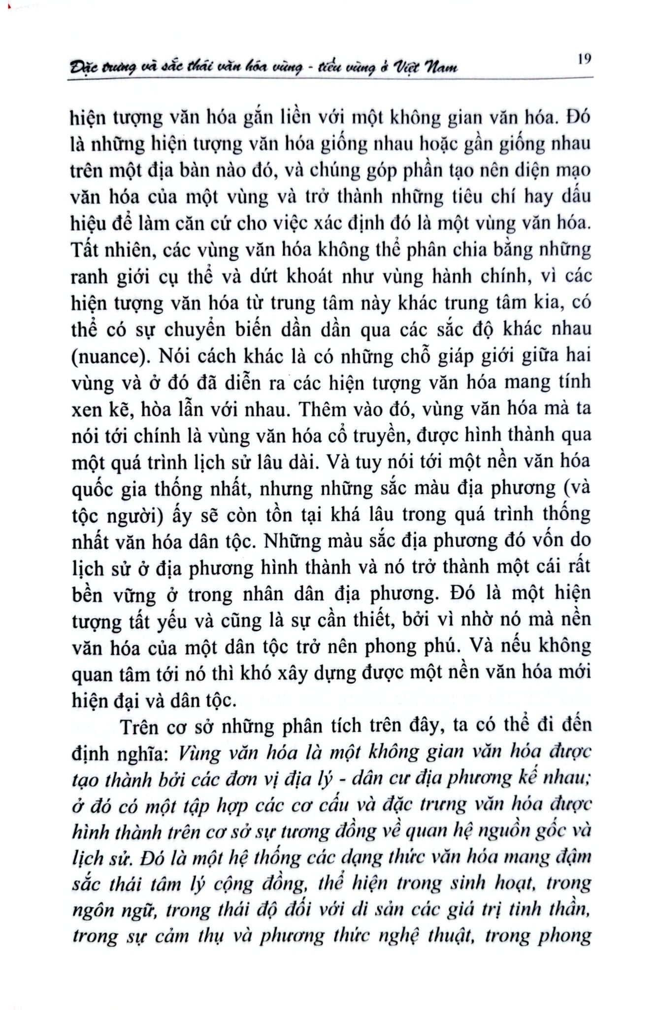 Đặc Trưng Và Sắc Thái Văn Hóa Vùng - Tiểu Vùng Ở Việt Nam - TS. Huỳnh Công Bá