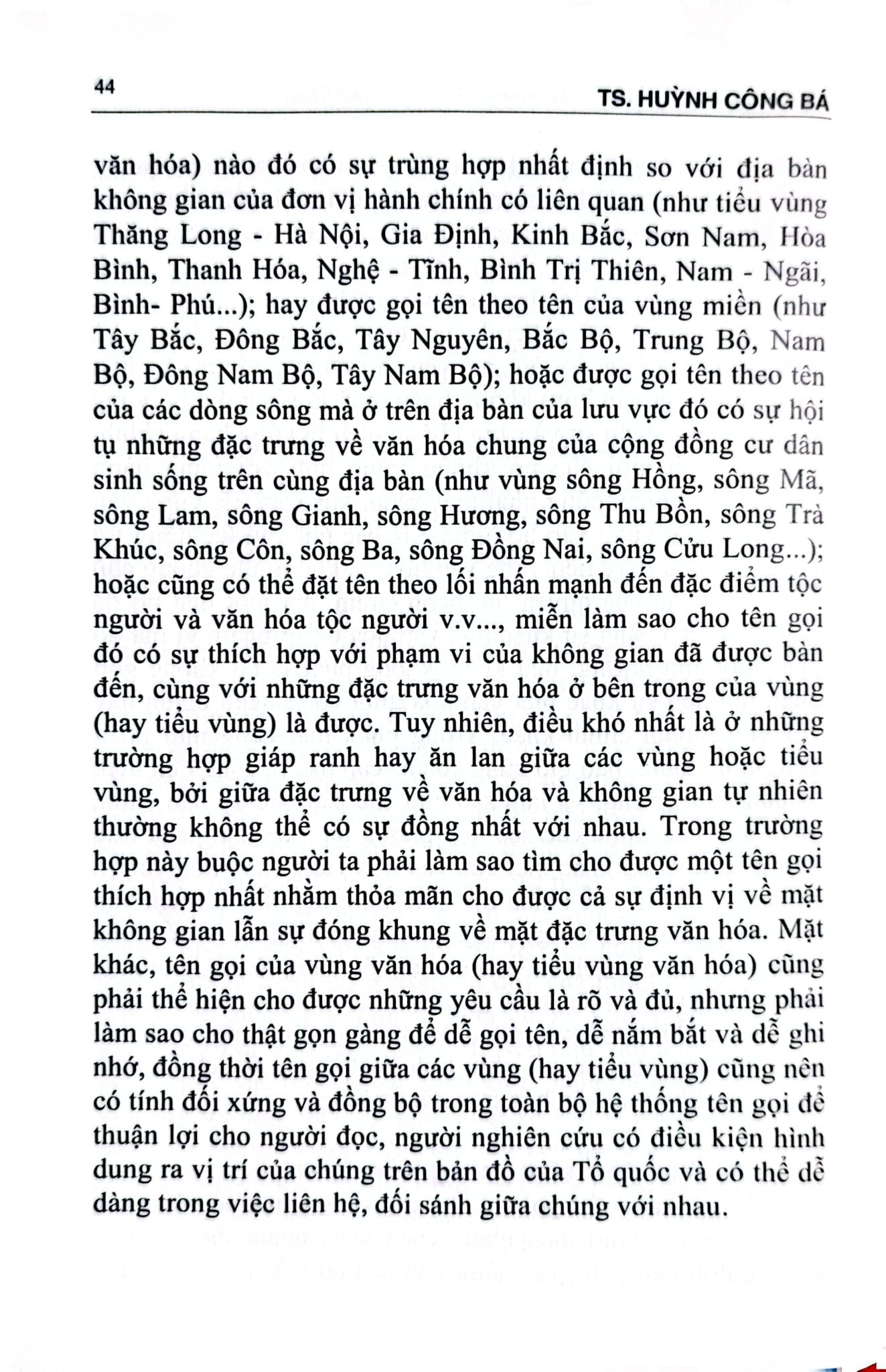 Đặc Trưng Và Sắc Thái Văn Hóa Vùng - Tiểu Vùng Ở Việt Nam - TS. Huỳnh Công Bá