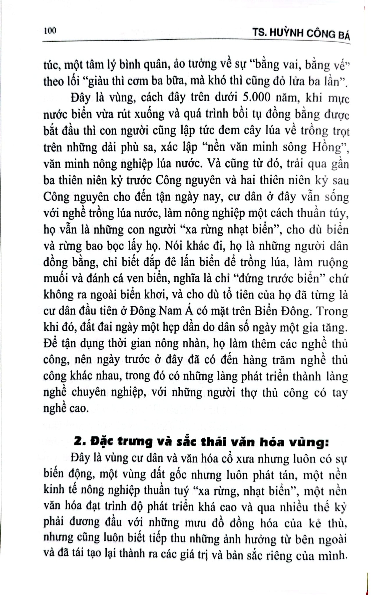 Đặc Trưng Và Sắc Thái Văn Hóa Vùng - Tiểu Vùng Ở Việt Nam - TS. Huỳnh Công Bá