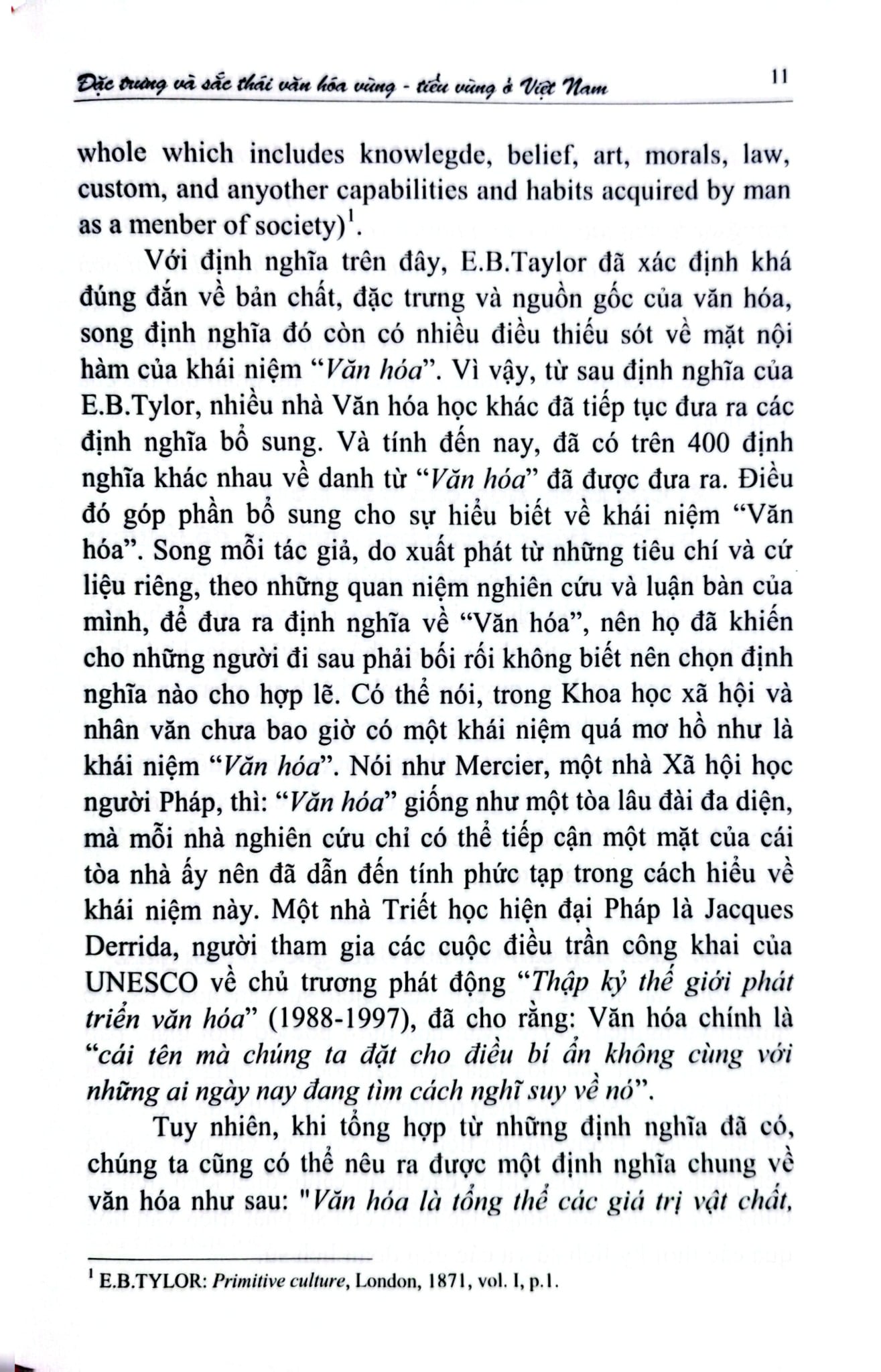 Đặc Trưng Và Sắc Thái Văn Hóa Vùng - Tiểu Vùng Ở Việt Nam - TS. Huỳnh Công Bá