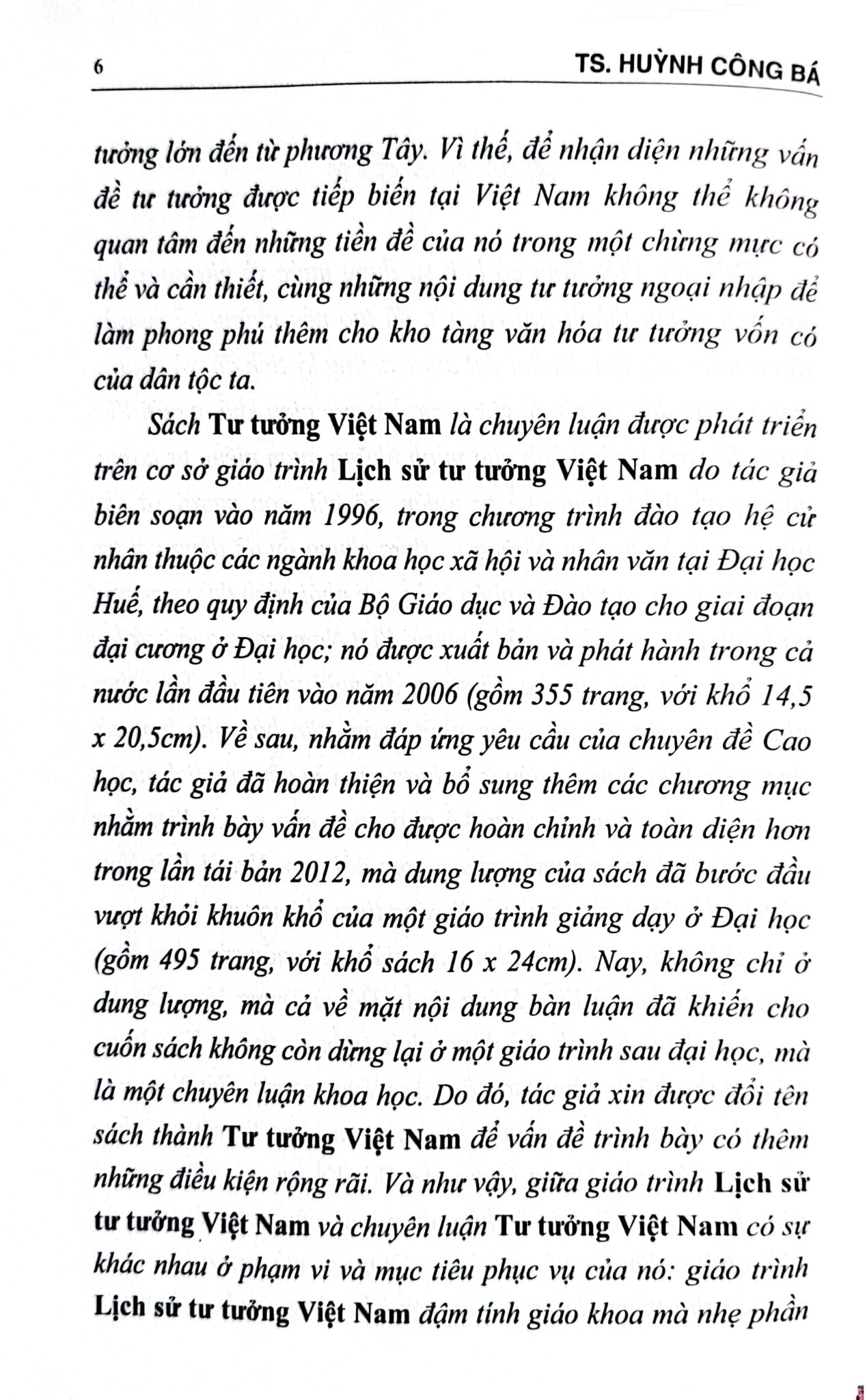 Tư Tưởng Việt Nam - Huỳnh Công Bá