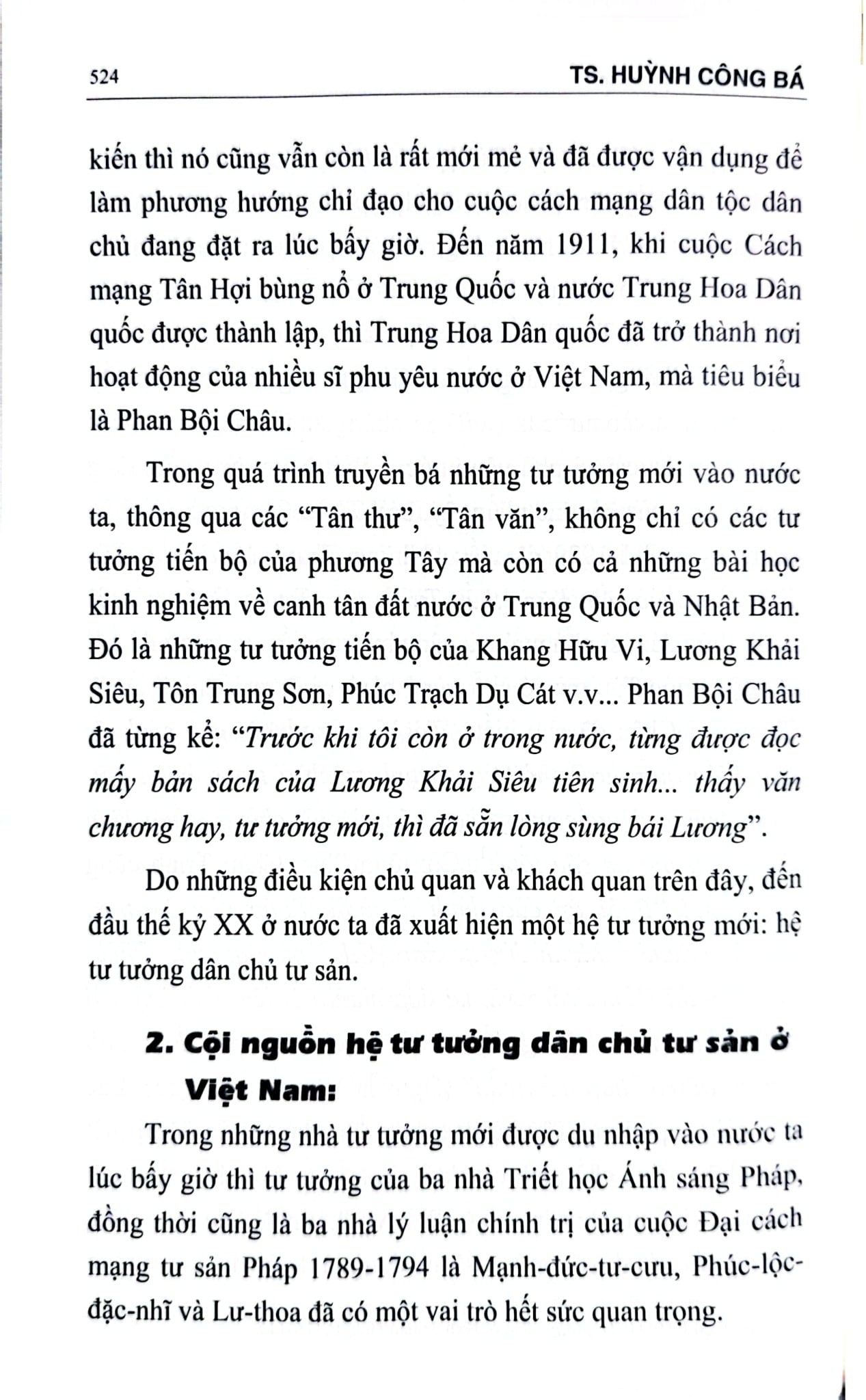Tư Tưởng Việt Nam - Huỳnh Công Bá