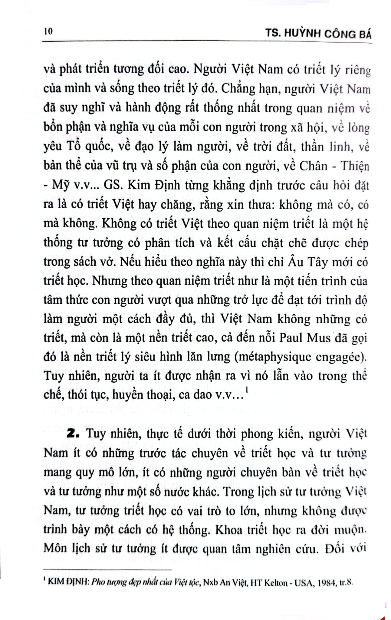 Tư Tưởng Việt Nam - Huỳnh Công Bá