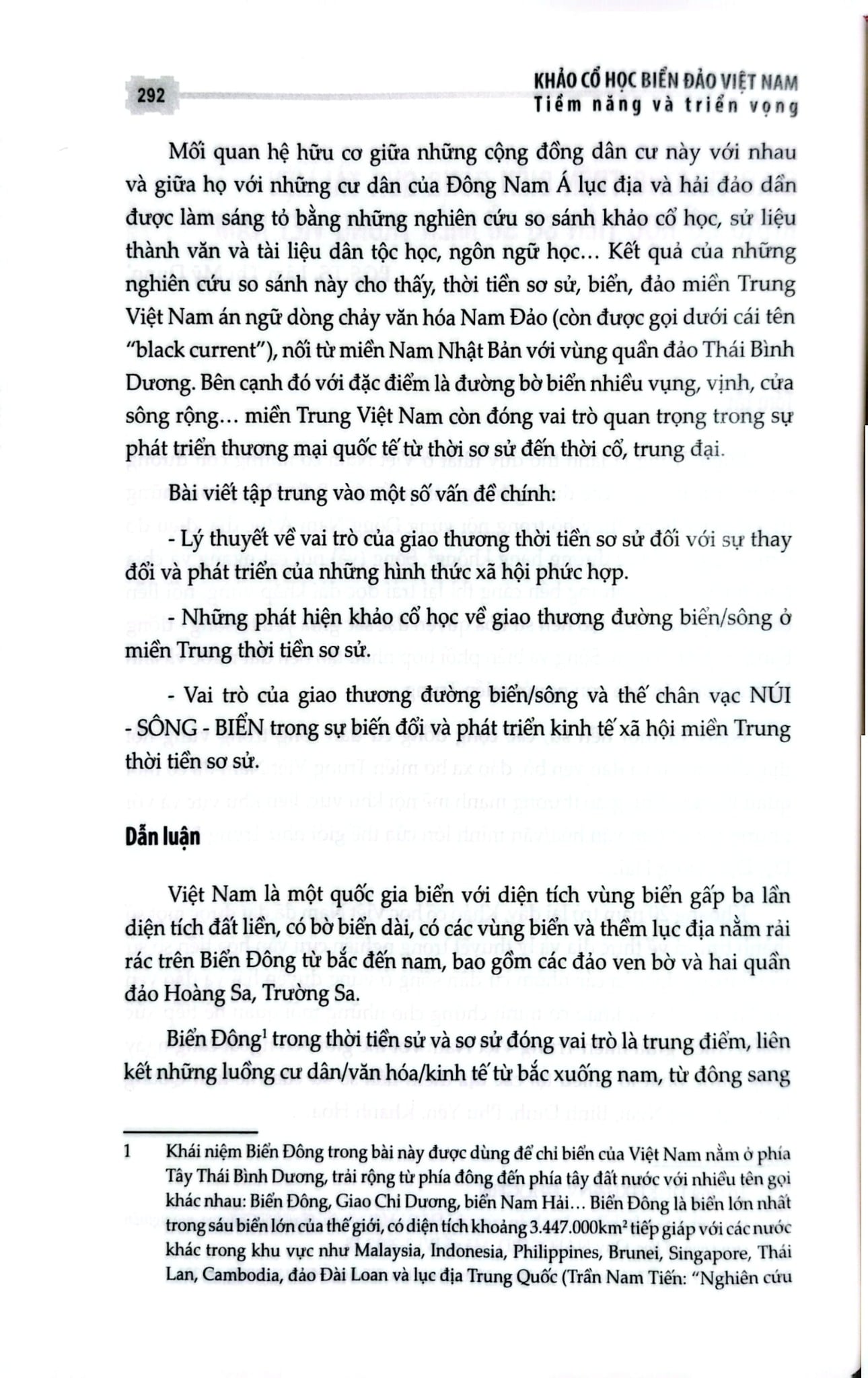 Khảo Cổ Học Biển Đảo Việt Nam - Tiềm Năng Và Triển Vọng - Đặng Hồng Sơn Lâm Thị Mỹ Dung