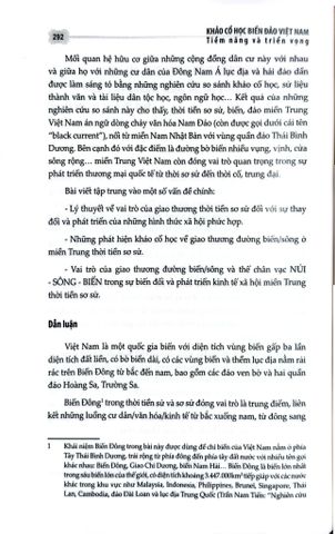  Khảo Cổ Học Biển Đảo Việt Nam - Tiềm Năng Và Triển Vọng - Đặng Hồng Sơn Lâm Thị Mỹ Dung 