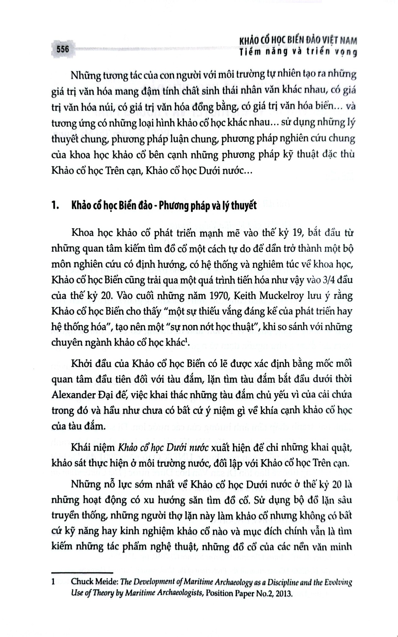 Khảo Cổ Học Biển Đảo Việt Nam - Tiềm Năng Và Triển Vọng - Đặng Hồng Sơn Lâm Thị Mỹ Dung