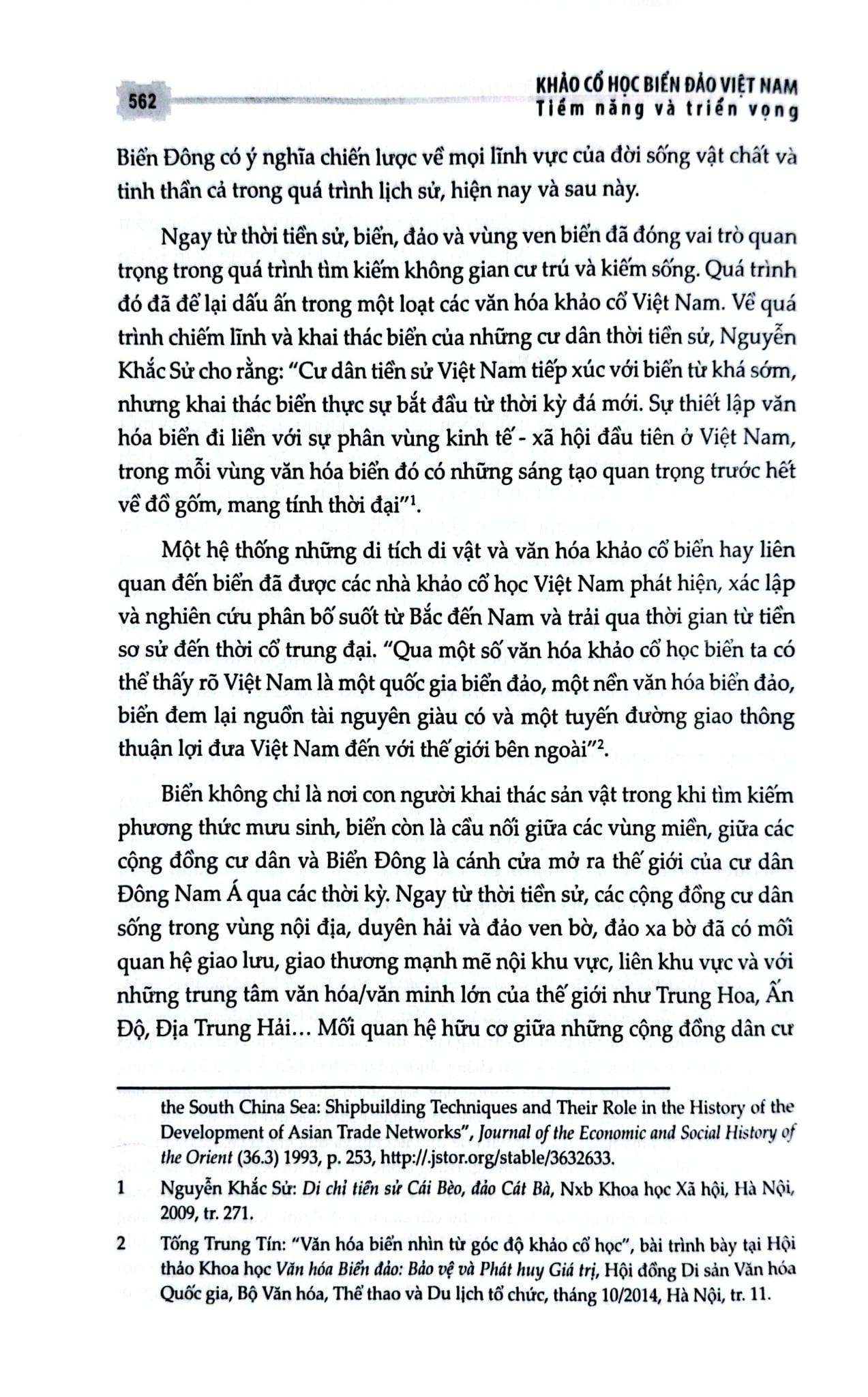 Khảo Cổ Học Biển Đảo Việt Nam - Tiềm Năng Và Triển Vọng - Đặng Hồng Sơn Lâm Thị Mỹ Dung