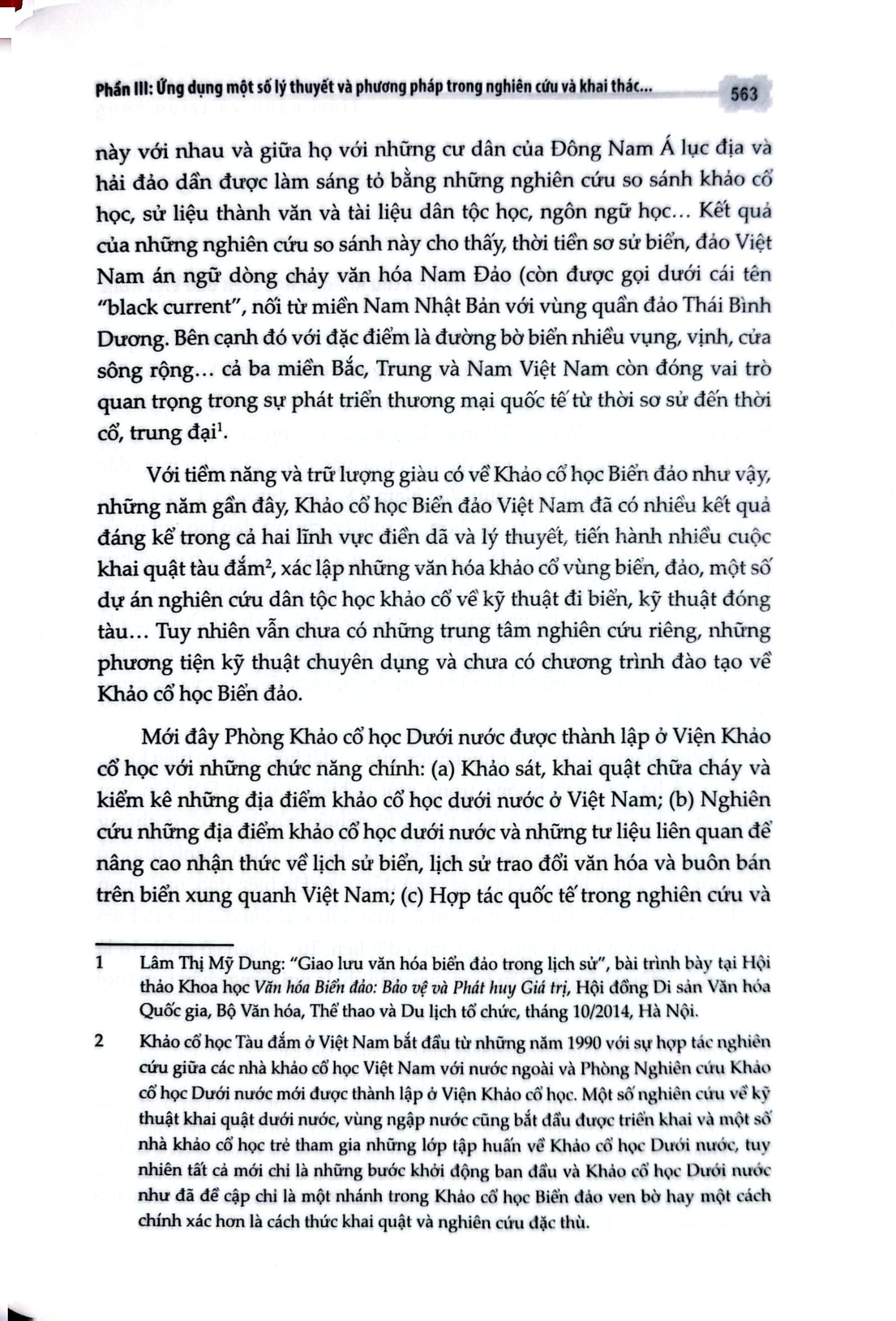 Khảo Cổ Học Biển Đảo Việt Nam - Tiềm Năng Và Triển Vọng - Đặng Hồng Sơn Lâm Thị Mỹ Dung