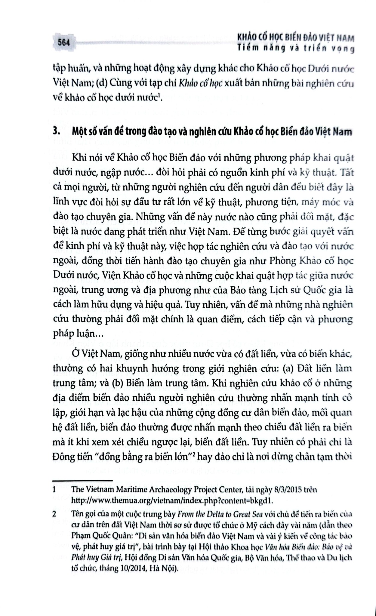 Khảo Cổ Học Biển Đảo Việt Nam - Tiềm Năng Và Triển Vọng - Đặng Hồng Sơn Lâm Thị Mỹ Dung