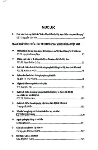  Khảo Cổ Học Biển Đảo Việt Nam - Tiềm Năng Và Triển Vọng - Đặng Hồng Sơn Lâm Thị Mỹ Dung 