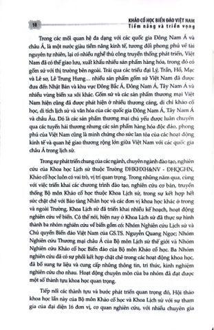  Khảo Cổ Học Biển Đảo Việt Nam - Tiềm Năng Và Triển Vọng - Đặng Hồng Sơn Lâm Thị Mỹ Dung 