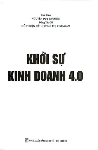  Khởi Sự Kinh Doanh 4.0 - Nguyễn Duy Phương 