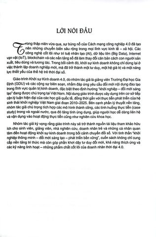  Khởi Sự Kinh Doanh 4.0 - Nguyễn Duy Phương 