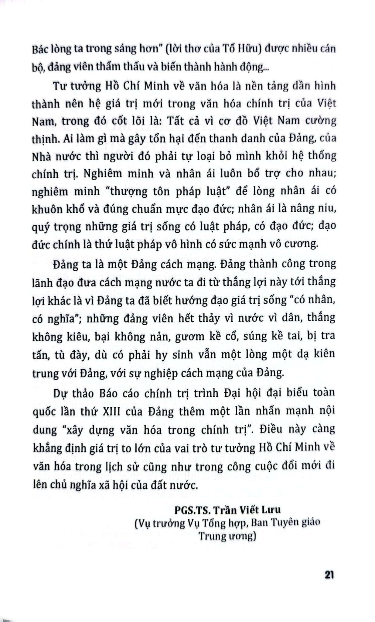 Nhân Cách Văn Hóa Hồ Chí Minh - Vũ Kim Yến