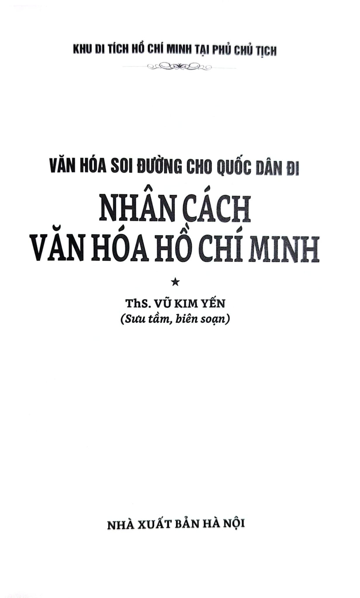 Nhân Cách Văn Hóa Hồ Chí Minh - Vũ Kim Yến