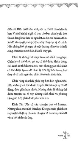  À, Là Thế - Osho 