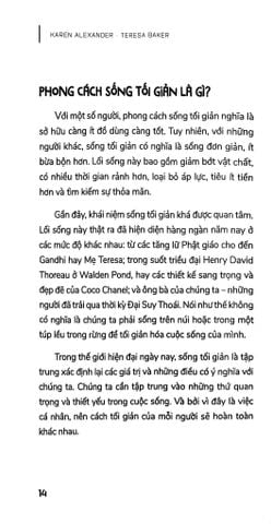  Phong Cách Sống Tối Giản - Karen Alexander, Teresa Baker 