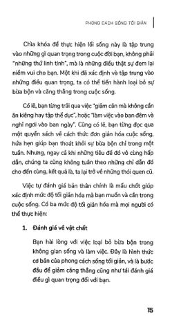  Phong Cách Sống Tối Giản - Karen Alexander, Teresa Baker 