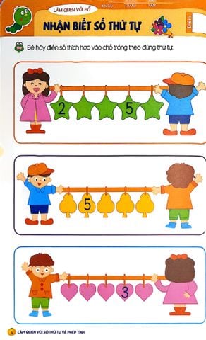  Làm Quen Với Số Thứ Tự Và Phép Tính (Tủ Sách Tư Duy Toán Học Hàn Quốc)  - Education Lab 
