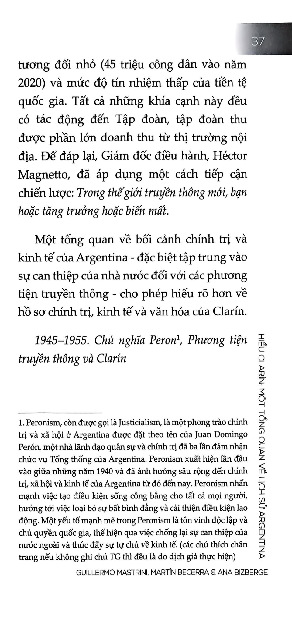 Grupo Clarin - Hành Trình Từ Báo Xã Luận Đến Ông Trùm Truyền Thông Argentina - Guillermo Mastrini, Martín Becerra & Ana Bizberge