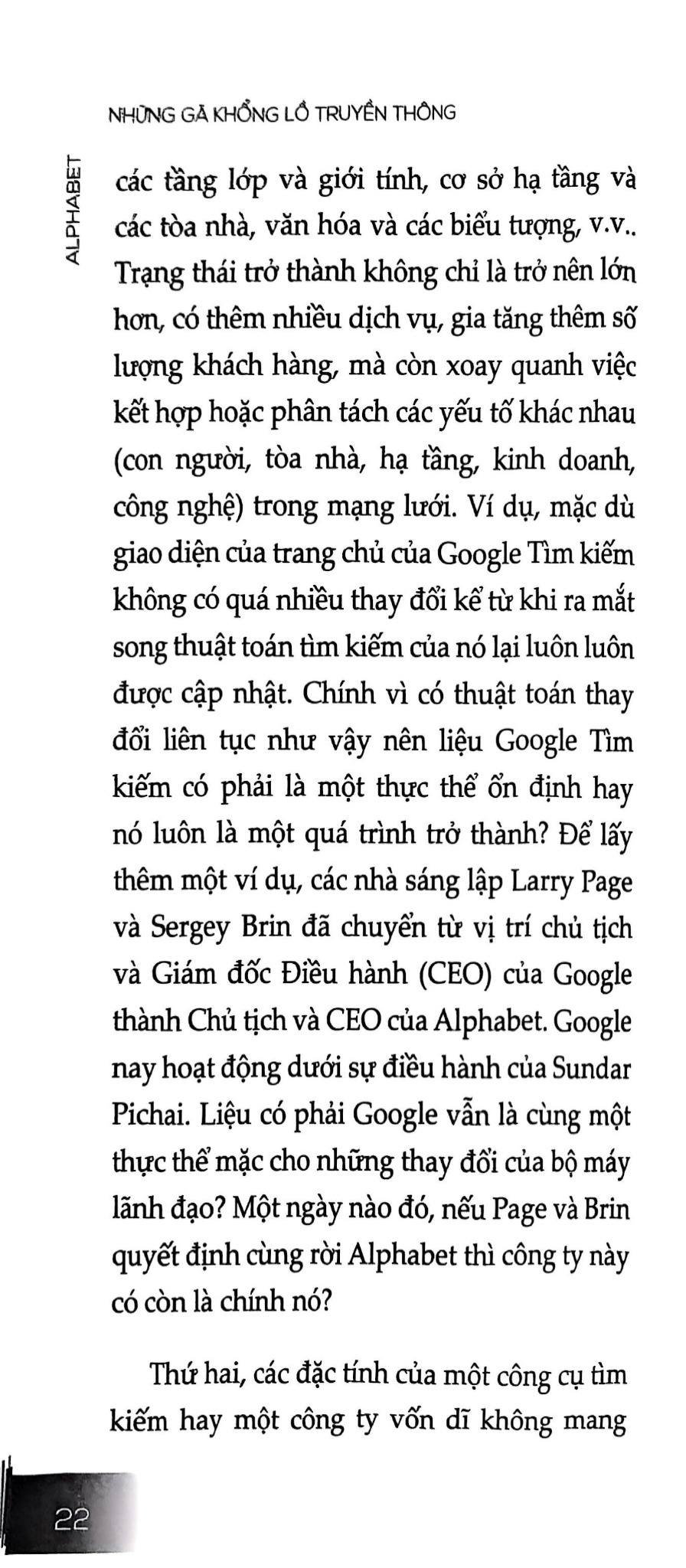 Alphabet - Không Chỉ Là Công Cụ Tìm Kiếm Google Mà Còn Thiết Lập Đế Chế Trong Thời Đại Mới - Mickey Lee