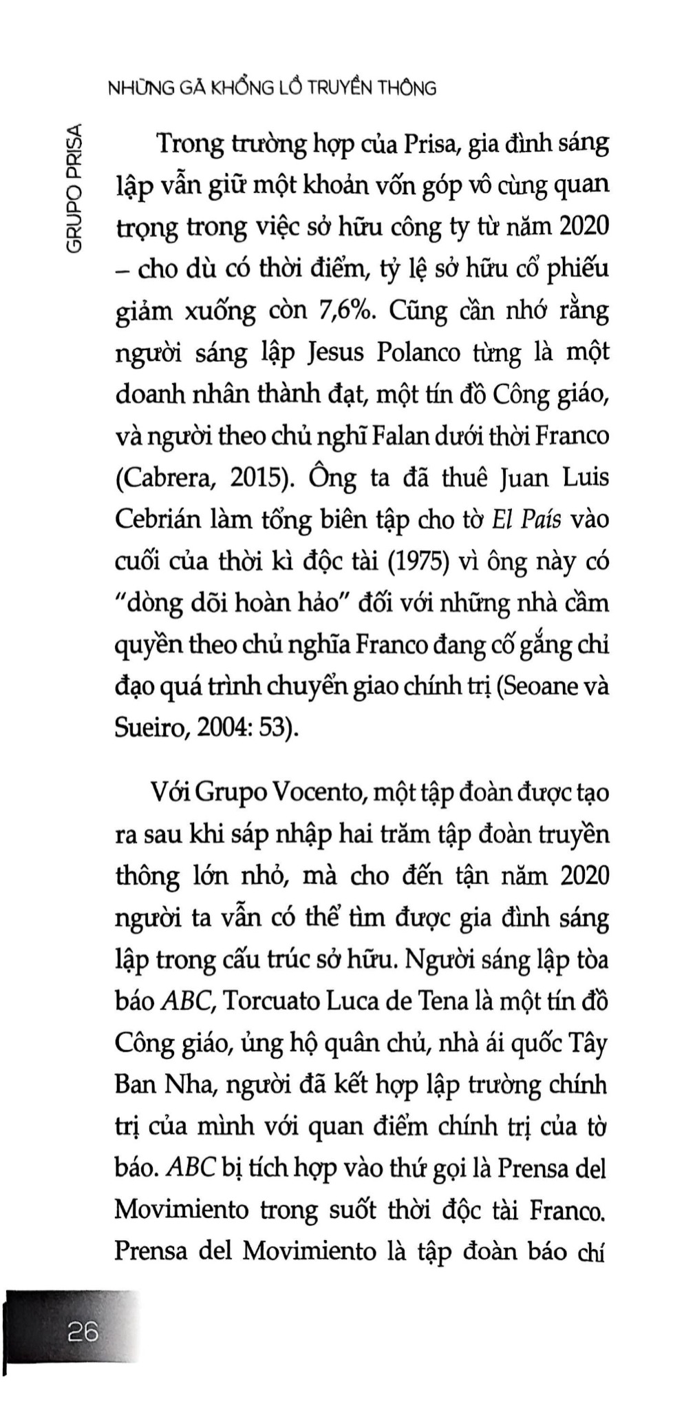Grupo Prisa - Truyền Thông Nâng Cao Dân Trí Và Vì Tiếng Nói Của Người Dân - Luis A. Albornoz, Ana I. Segovia và Núria Almiron