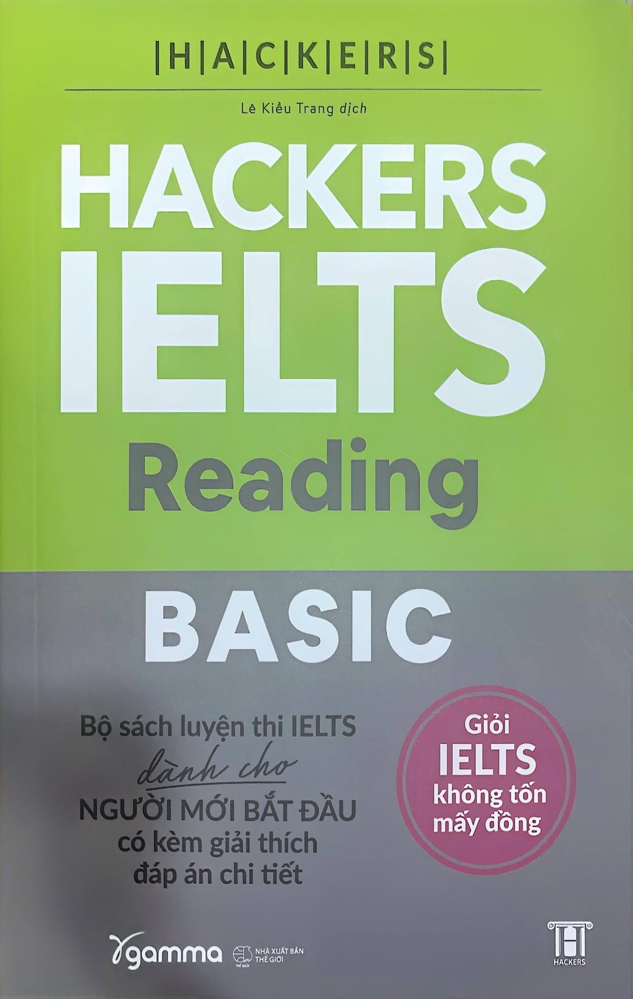 Combo 4 quyển Hackers IELTS Basic (Speaking + Listening + Reading + Writing)