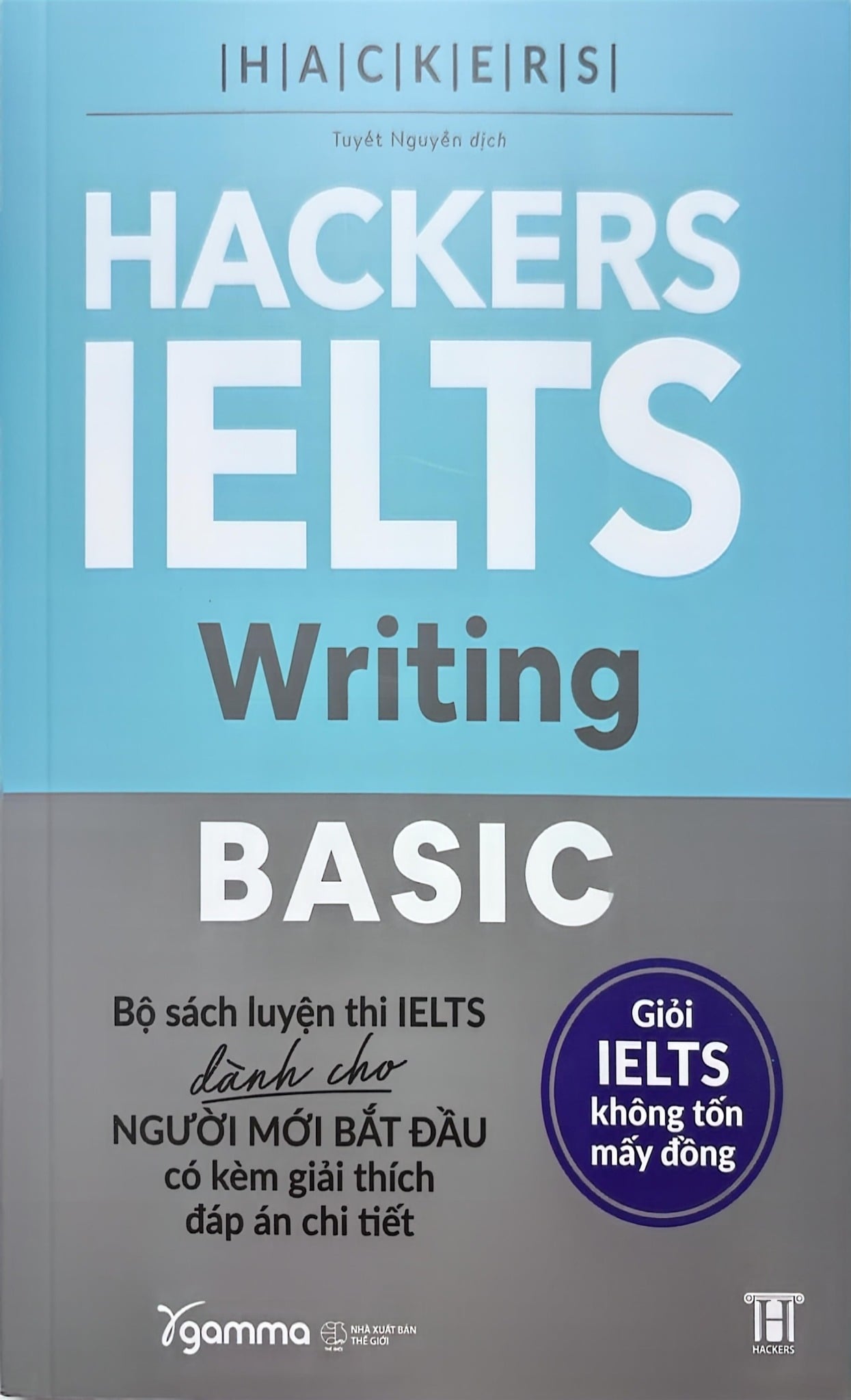 Combo 4 quyển Hackers IELTS Basic (Speaking + Listening + Reading + Writing)