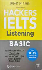 Combo 4 quyển Hackers IELTS Basic (Speaking + Listening + Reading + Writing)