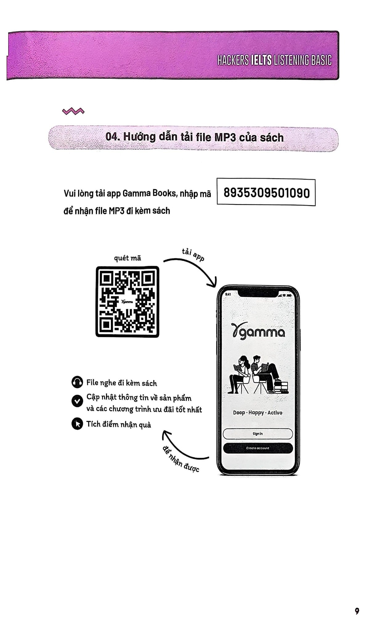 Combo 4 quyển Hackers IELTS Basic (Speaking + Listening + Reading + Writing)