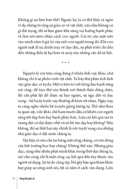 Sống Đời Giản Dị - Charles Wagner