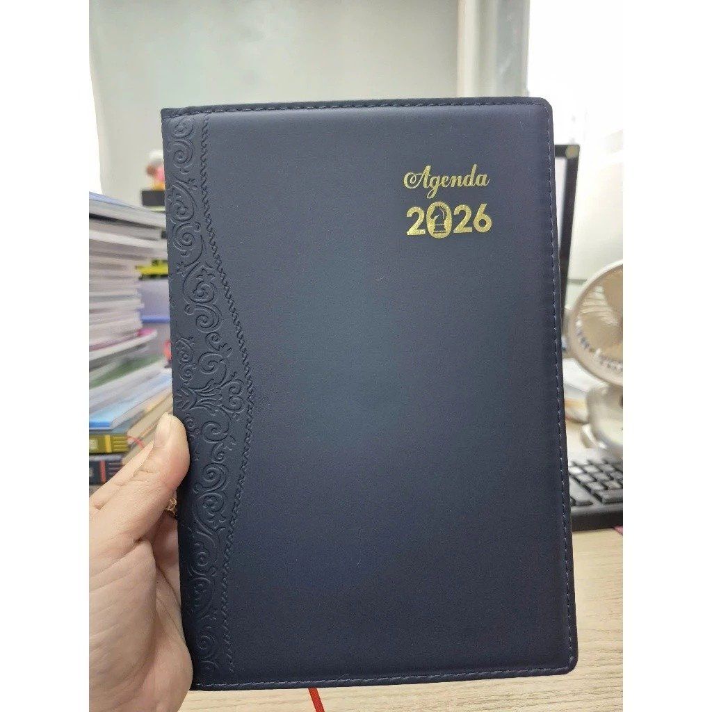 Sổ Tay Agenda 2026 Bìa Da Simili (14.5x20.5cm) 
