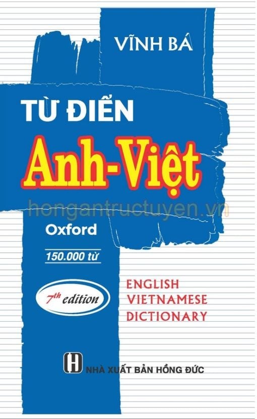 Từ Điển Anh - Việt 150.000 Từ (Bìa Cứng) - Vĩnh Bá